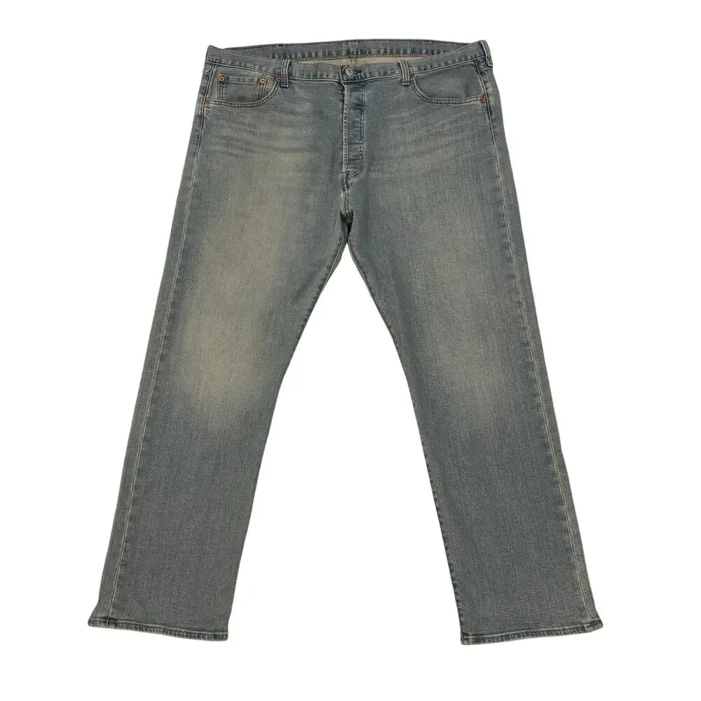 Levi's 501 Original Jeans Light Wash Stretch Men's 42x30